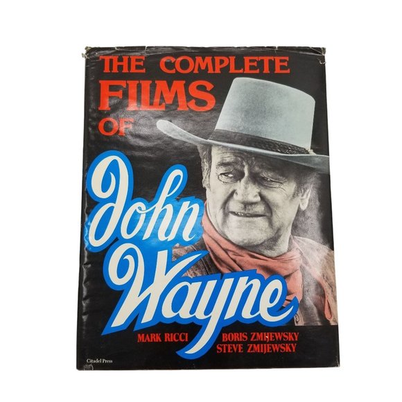 The Complete Films of John Wayne Hardcover Book - Picture 1 of 9